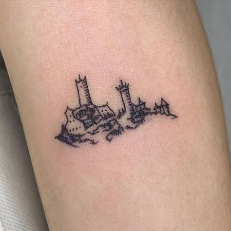 andrew on Instagram: “castles” Castle Tattoo, Small Castles, Scotland Castles, Human Canvas, Fairy Tattoo, Body Stickers, Tattoos And Piercings, Paw Print Tattoo, Small Tattoos