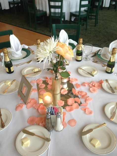 Flower Petal Centerpieces Wedding, Rose Petal Centerpiece Wedding Ideas, Flower Petal Centerpieces, Petals And Prosecco Table Decor, Rose Petals On Table Wedding, Petals On Table Wedding, Flower Petals Table Decor, Flower Petal Table Decor, Petal Table Runner