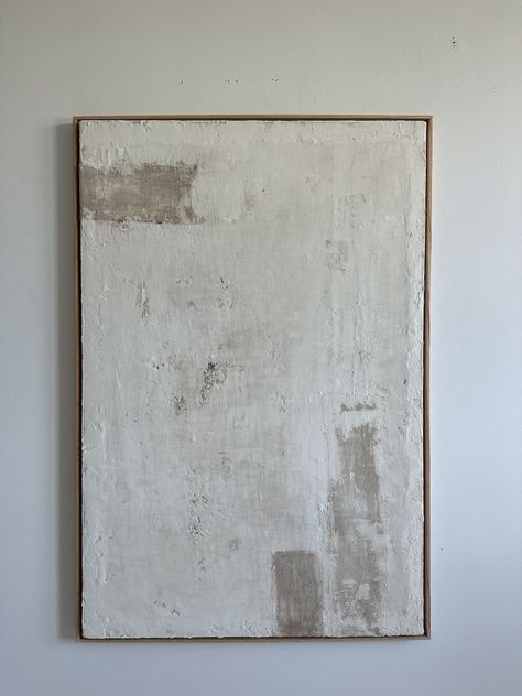 Abstract Artwork by Artist Chantal Custeau Structured Painting Canvas, Structured Wall Art, Diy Artwork For Living Room, Rh Wall Art, Unique Wall Art Ideas, Structure Painting, Abstract Texture Painting, Beige Abstract Painting, Wabi Sabi Painting