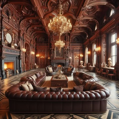 Mansion Aesthetic Interior, Xavier Mansion, Oxford University Library, Old Mansion Aesthetic, Old Mansions Interior, Classy Bar, Royal Aesthetics, Gothic Fireplace, Dream House Pictures