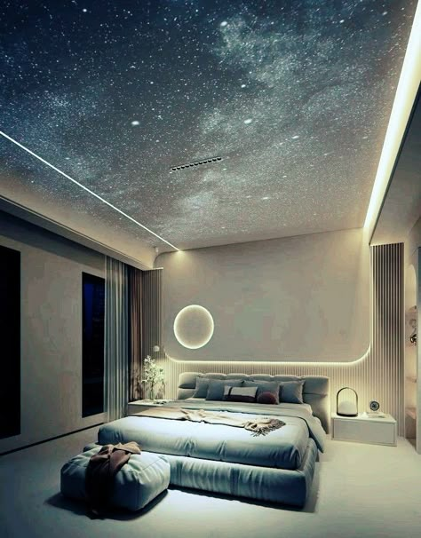 #dreamroom #bedroom #lighting #dreamtobe Rich Bedroom Luxury Modern, Rich Bedroom Luxury, Elegant Bedroom Design, Luxury Room Bedroom, Classy Bedroom, Modern Luxury Bedroom, Luxury Bedroom Design, Elegant Bedroom, Luxury Rooms