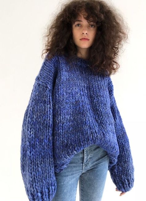 Hand Knitted Jumpers, Wool Sweater Dress, Sweater Oversize, Chunky Wool, Chunky Knitwear, Knitting Women Sweater, Chunky Knits Sweater, 가을 패션, Knit Fashion