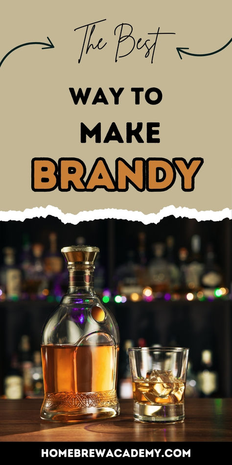 This easy, step-by-step recipe will show you how to make brandy the right way. From selecting the right fruits to distilling for the perfect flavor, this guide will help you create smooth and aromatic homemade brandy. Ideal for beginners and enthusiasts alike. How To Make Brandy At Home, Homemade Brandy Recipes, Homemade Brandy, Fruit Wine Recipes, Plum Brandy, Brandy Recipe, Brandy Liquor, Alcohol Still, Distilling Alcohol