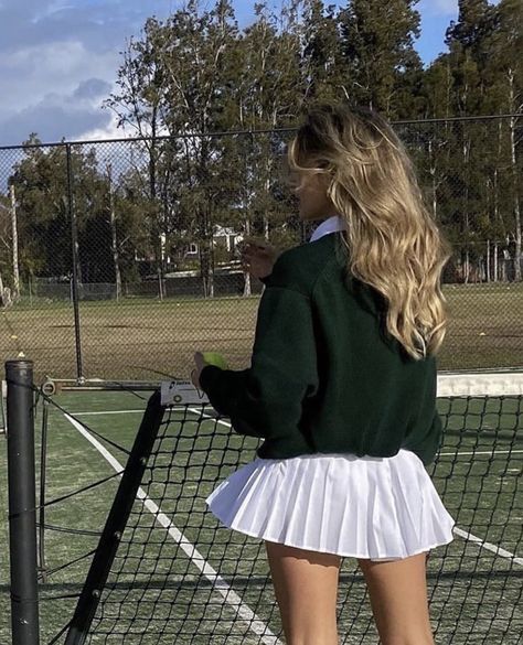 👜 on Twitter: "Tennis skirt… " Mode Harajuku, Tennis Outfits, Tennis Skirt Outfit, Tennis Outfit, Tennis Skirts, Cooler Look, Tennis Clothes, Mode Inspo, 가을 패션