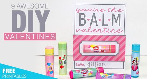 9 free printable valentine's day cards Cards Craft Ideas, Free Printable Valentines Day Cards, Valentine's Printables, Party Ideas Activities, You're The Balm, Free Printable Valentines, Pink And Gold Birthday Party, Youre The Bomb, Printable Valentines Day Cards