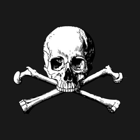 Check out this awesome 'Skull And Cross Bones' design on @TeePublic! Bones Design, Skulls Art, Skull And Cross Bones, Logos Ideas, Cross Bones, Skull Logo, Jolly Roger, Skull And Crossbones, Skull And Bones