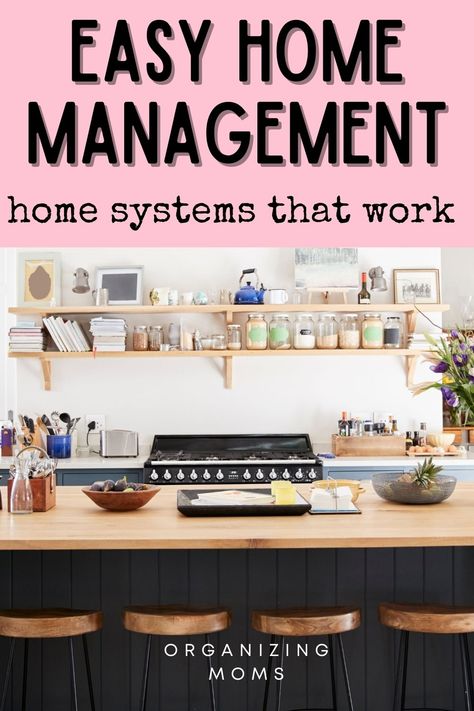 Home Organization System, Home Systems How To Organize, Organization Systems Home, Delusion Week, Home Management System, Realistic Home, Systems For Home, Cheap Organization, Work System