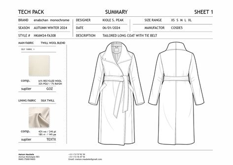 Technical Sheet Fashion, Technical Flats Fashion, Coat Technical Drawing, Flat Drawing Fashion, Technical Fashion Drawing, Fashion Technical Drawing, Fashion Tech Pack, Social Media Content Planner, Dress Design Drawing