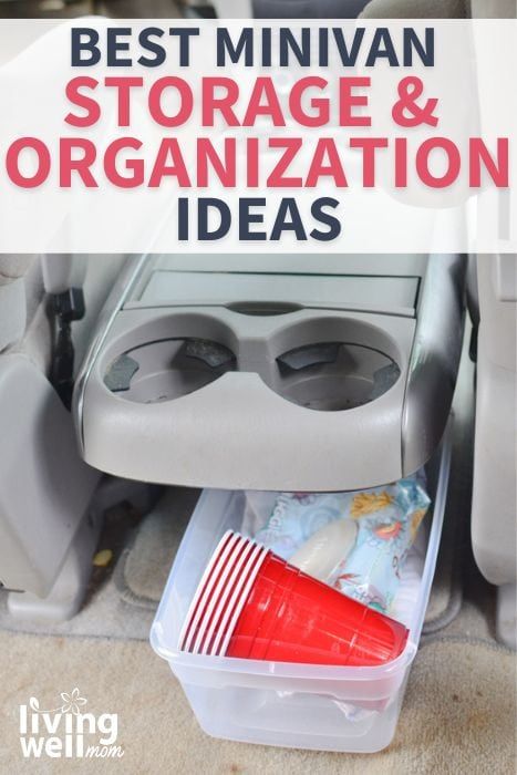 Mini Van Storage Ideas, Minivan Trunk Organization, Minivan Organization Ideas, Mini Van Organization Ideas, Mini Van Hacks, Mom Van Organization, Van Organization Minivan Kids, Toyota Sienna Organization, Mini Van Organization