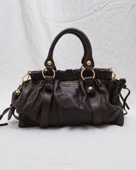 Miu Miu Nappa Bag, Brown Miu Miu Bag, Miu Miu Black Bag, Miu Miu Bag Black, Miu Miu Leather Bag, Miu Miu Bow Bag, Bags Miu Miu, Miu Miu Brown Bag, Miu Miu Vitello Bag