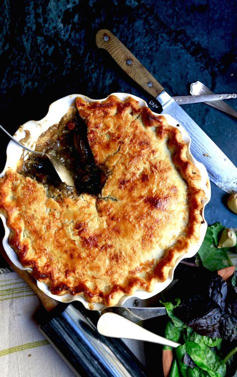 Southern squirrel pot pie with a slice removed, recipe by Stacy Lyn Harris from her Harvest Cookbook Squirrel Food, Pot Pie Recipe, Game Recipes, Wild Game Recipes, More Protein, Pot Pies Recipes, Homemade Pie Crusts, Wild Game, Homemade Pie