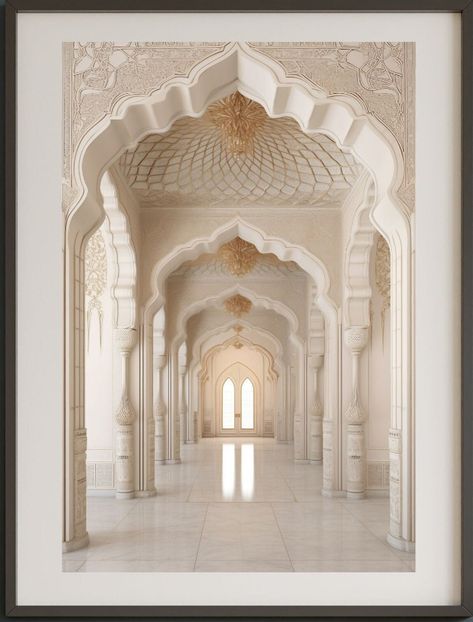 Indian Arches, Middle Eastern Decor, Dubai Design Week, Indian Temple Architecture, Wedding Card Frames, Ancient Indian Architecture, Mughal Architecture, Digital Invitations Wedding, Temple Architecture