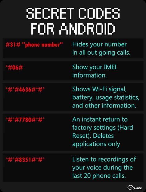 Life Hacks Phone, Mobile Code, Hacking Websites, Android Phone Hacks, Android Secret Codes, Mobile Tricks, Phone Codes, Learn Computer Coding, Secret Websites