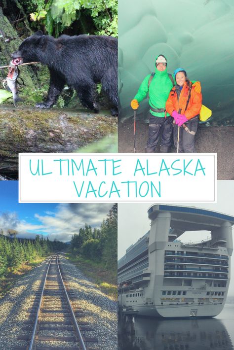 Here’s my itinerary from Seattle to Denali, Alaska (US). It was action packed and fast paced! This one way trip involves train rides, a cruise, plane rides, bear watching, glacier trekking, sea plane rides, bus tours, and SO much more! #UltimateAlaskaVacation #Alaskavacationideas #Alaska #thingstodoAlaska #Alaskatripideas Vacation In Alaska, Best Alaska Vacation, Alaska With Kids, Alaska Vacation Ideas, Alaska Family Vacation, Vacay Spots, Plane Rides, Alaska Trip, Sea Plane