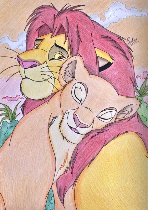 Simba And Nala Drawing, Elephant Coloring, Lion King Drawings, Elephant Coloring Page, Rough Sketches, Simba And Nala, Roi Lion, Drawings For Kids, Bts Drawings