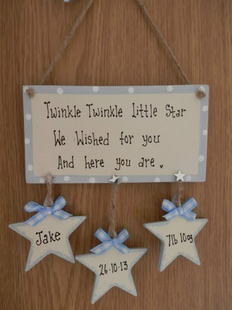 Welcome Home Decorations, Baby Boy Decorations, Christening Ideas, Welcome Home Baby, Boy Decor, Gifts Baby, New Baby Boys, Twinkle Twinkle Little Star, Baby Scrapbook