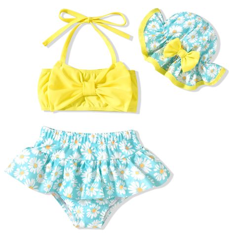 PRICES MAY VARY. Polyster,Spandex Imported Polyester lining Elastic closure Line Dry,Machine Wash ✔ MULTI-SIZE FOR YOU TO CHOOSE : Most parents hope that baby swimsuit have enough room to adapt to the rapid growth of their little baby. So we prepared different size for babies & toddlers: 0-6 months / 6-12 months / 12-18 months / 18-24 months. In order to choose the good size for your little princess, please check the measurement chart on description before purchasing. ✔ PREMIUM SWIMSUIT MATERIAL Toddler Swimsuits, Baby Swimsuit, Baby Swimwear, Swimsuit Material, Fashion Themes, Bow Knot, Kids Swimwear, Swimsuit Fashion, Measurement Chart