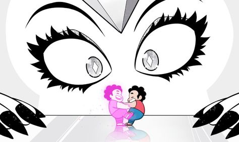 Cartoon Stills, White Diamond Steven, White Diamond Steven Universe, Scene Redraw, Diamond Steven Universe, Universe Artwork, Cristal Gems, Steven Universe Characters, Easy Canvas Art