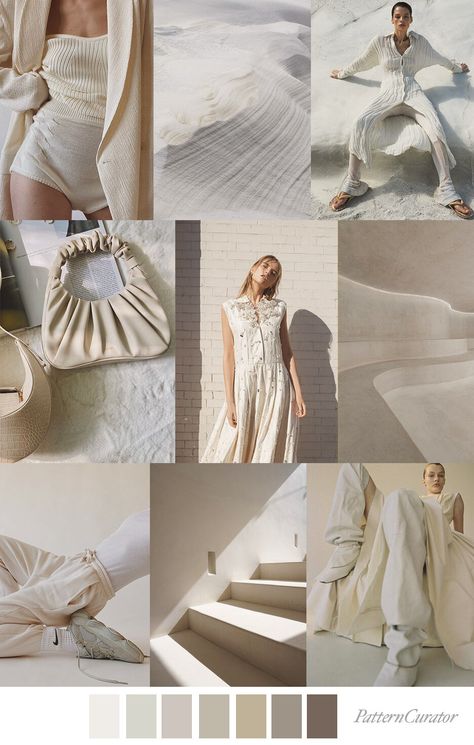 PATTERN CURATOR ... inspired by white sand mood board / #pattern #sand #moodboard Mood Board Fashion Inspiration, Pattern Curator, Fashion Trending Moodboard, Desain Editorial, Color Trends Fashion, Fashion Design Portfolio, Mood Board Inspiration, Fashion Mood Board, Fashion Portfolio