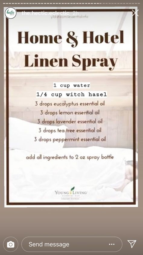 Essential Oil Sprays, Linen Spray Recipe, Linen Spray Essential Oils, Pinstripe Bedding, Essential Oil Spray Recipes, Essential Oil Perfumes Recipes, Hotel Linen, Essential Oil Diffuser Blends Recipes, Young Living Essential Oils Recipes