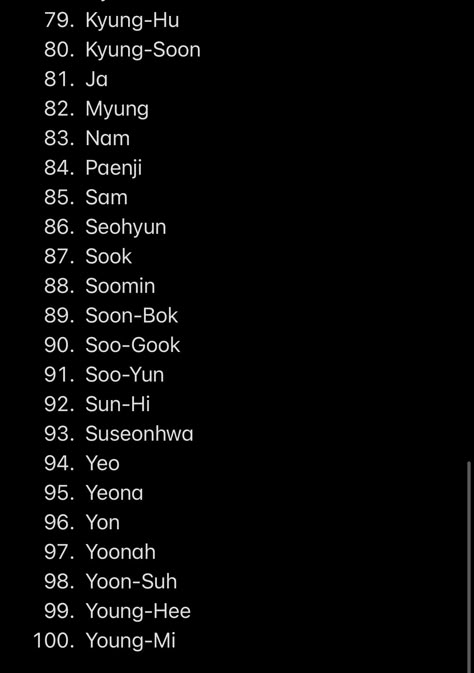 Korean Names Boys List, Korean Surnames, Popular Korean Names, Asian Names, Nama Korea, Writing Humor, Sweet Baby Names, Best Character Names, Creative Names