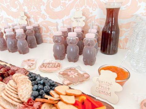 Snack table Bear Themed First Birthday, Themed First Birthday, Snack Table, First Birthday, First Birthdays, Teddy Bear, Snacks, Birthday