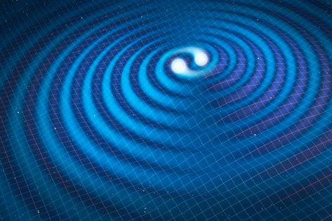 Two neutron stars smashing together may produce a form of matter not seen before. If that happens, simulations suggest there would be a signal in gravitational waves resulting from the collision Neutron Star Collision, Star Collision, Star Explosion, Types Of Science, Forms Of Matter, Particle Physics, Nuclear Force, Gravitational Waves, Neutron Star