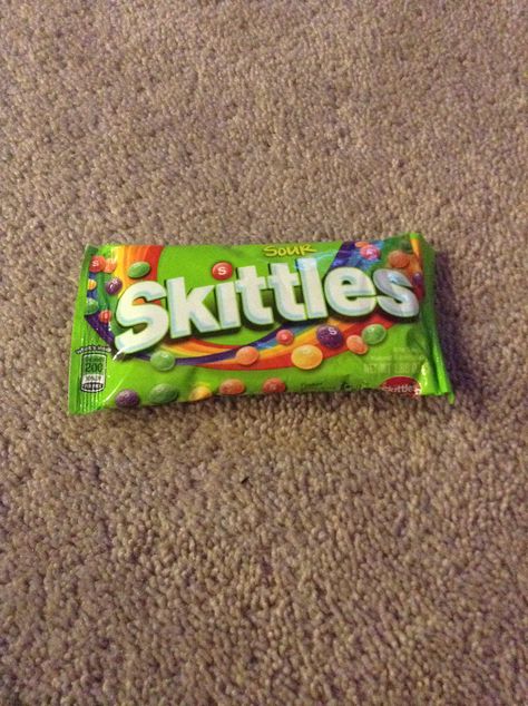 Skittles for the game;) Sour Skittles, Mexican Candy, Candy Bar, Lime Green, Gum, Candy, Green