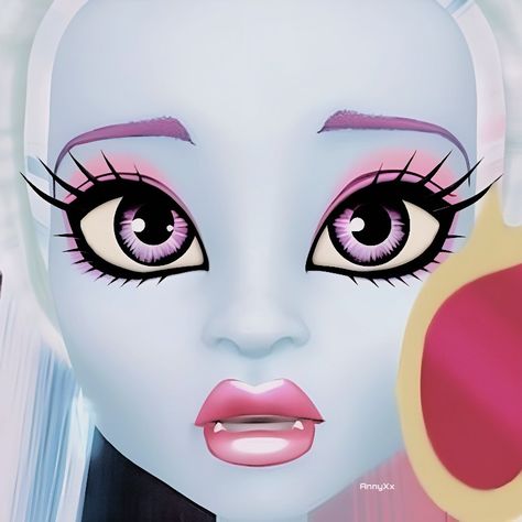 Abbey Bominable Makeup, Abbey Bominable Icon, Abbey Bonimable, Monster High Abbey, Abbey Bominable, School Edition, High Characters, Monster High Characters, Makeup Inspo