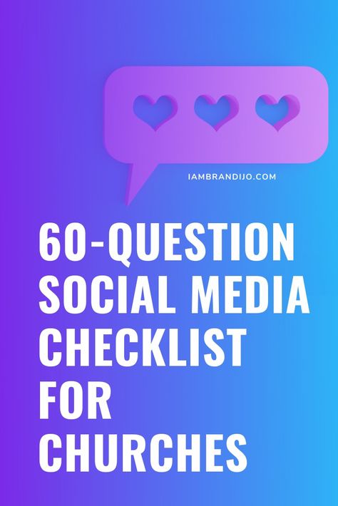 Social Media Posts For Churches, Social Media For Churches, Church Social Media Content Calendar, Church Facebook Post Ideas, Church Social Media Graphics, Church Social Media Posts Ideas, Church Instagram Ideas, Media Ministry, Social Media Checklist