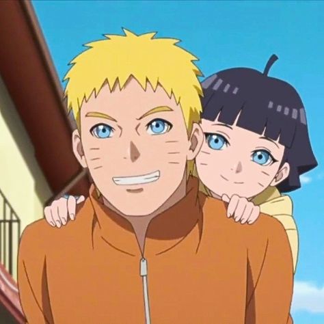 Naruto And Himawari, Naruto Himawari, Ayato Sakamaki, Naruto Show, Himawari Uzumaki, Naruto Family, Naruto Minato, Naruto Hinata, Cute Pikachu