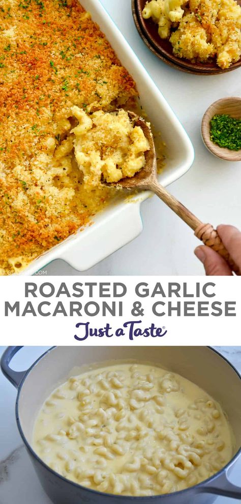 Garlic Mac And Cheese Recipe, Garlic Mac And Cheese, Best Mac N Cheese Recipe, Garlic Cheddar, Baked Mac And Cheese Recipe, Macaroni And Cheese Recipe, Cheddar Cheese Sauce, Best Mac And Cheese, Baked Mac N Cheese