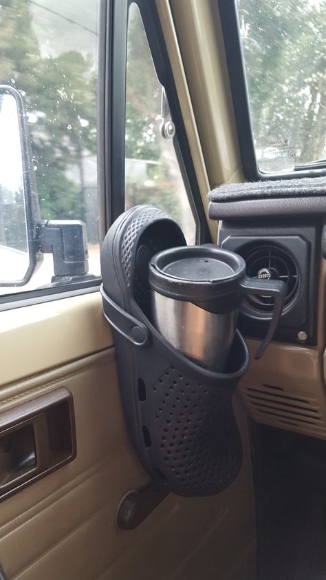 Car Hacks, Diy Holder, Car Cup Holder, Old Skool, Cup Holder