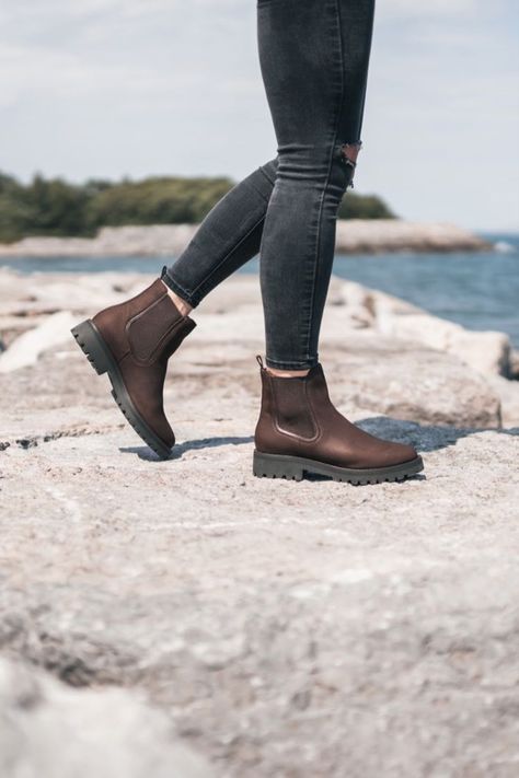 Thursday Boots Women, Thursday Boot Co, Chelsea Boots Leather, Waterfall Hike, Thursday Boots, Everyday Boots, Chelsea Boots Women, Ocean Breeze, Boots Leather