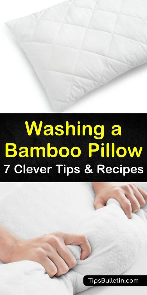 Discover how to wash bamboo pillows without bleach to remove dust mites and mildew from bamboo fibers and memory foam pillows. Our guide helps you find the perfect way to clean and air dry bamboo pillowcases and bamboo covers. #bamboopillows #washing #washbamboo Wash Feather Pillows, Arm And Hammer Super Washing Soda, Spring Cleaning Challenge, Clean Baking Pans, Bamboo Pillow, Peaceful Night, Diy Cleaning Solution, Memory Foam Pillows, Washing Soda