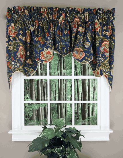 Waverly Valances, Waverly Curtains, Country Kitchen Curtains, Waterfall Valance, Lace Valances, Tie Up Shades, Window Valances, Kitchen Country, Curtain Styles