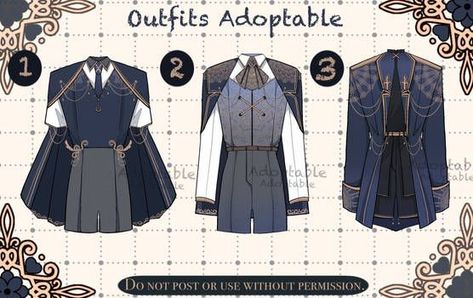 Fantasy Clothing Art Male, Outfit Rules, Adoptable Outfit, Madara Vs Hashirama, Manga Clothes, Clothing Sketches, Clothing Design Sketches, Drawing Anime Clothes, Dress Design Sketches