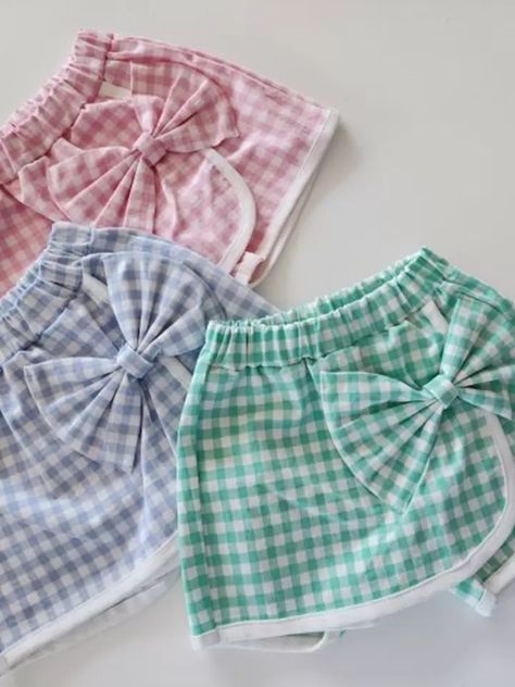 Shop Trendy Korean Clothing Online at KKAMI.nl - KKAMI Trousers For Girls, Body Con Dress Outfit, Wrap Shorts, Korean Clothing, Baby Sewing Patterns, Children Fashion, Ribbon Wrap, New Baby Boys