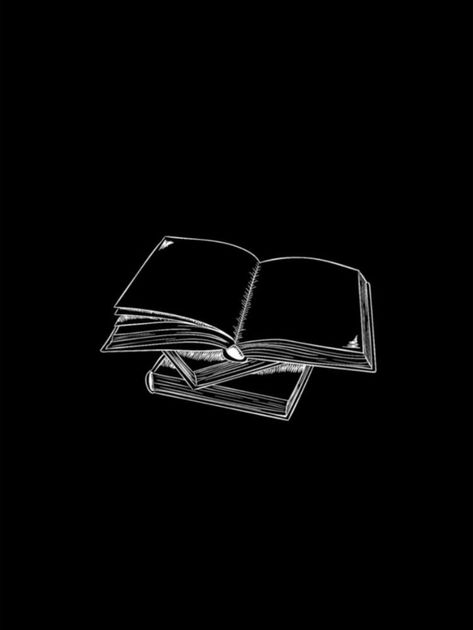 Book Black Wallpaper, Book Icon Instagram Highlight Black, Highlight Covers Instagram Books, Black Widget, Instagram Planner, Kindle Book Cover, Black Highlights, Black App, Book Background