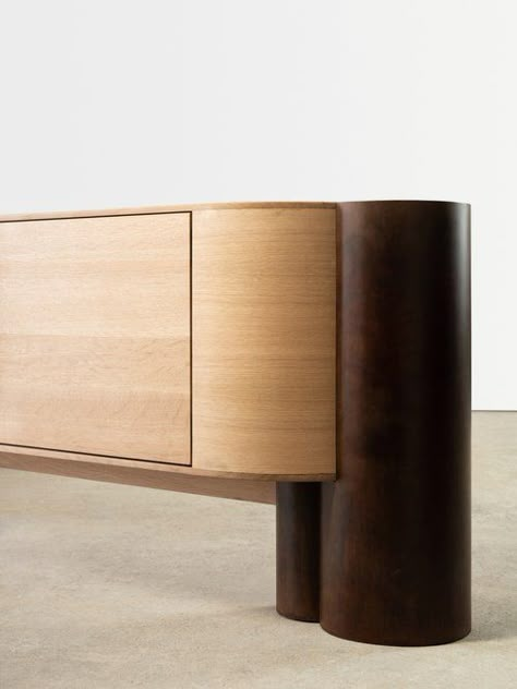 ONNA CREDENZA V2 — Swell Studio Vanity Furniture, Credenza Wood, Credenza Design Luxury, Credenza Japandi, Cb2 Horn Wood Credenza, Custom Sideboard, Burlwood Credenza, Diy Furniture Building, Teak Credenza