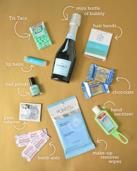 Bachelorette Party Survival Kit photo | The Budget Savvy Bride Party Survival Kit, Hen Night Ideas, Bachelorette Planning, Disney Bachelorette, Bachelorette Party Planning, Bridal Bachelorette Party, Bachelorette Party Outfit, Bachelorette Party Games, Bachelorette Gifts