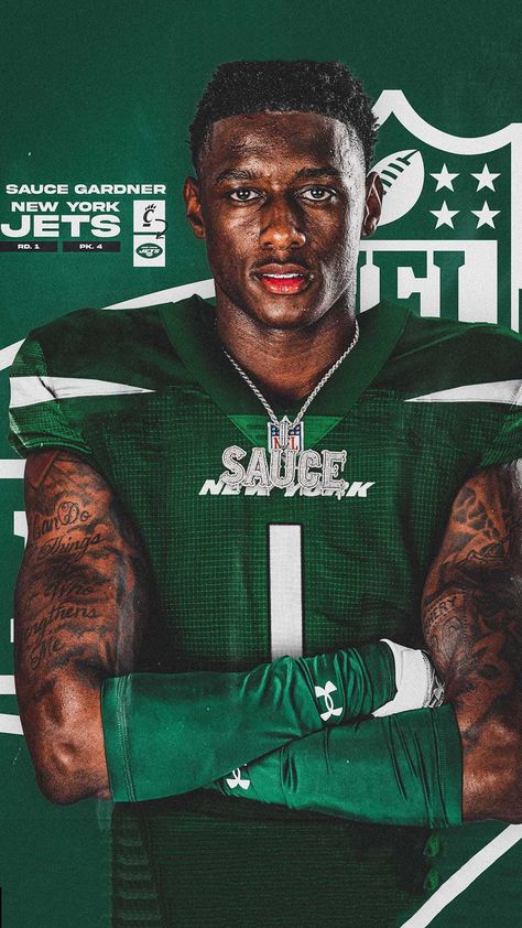 Sauce Gardner Wallpaper Discover more Football, Jets, New York Jets, NFL, NY Jets wallpaper. https://www.ixpap.com/sauce-gardner-wallpaper-11/ Sauce Gardner Wallpaper, Backgrounds Desktop Hd, Jets Wallpaper, Sauce Gardner, Jets Nfl, Backgrounds Hd, Ny Jets, Hd Backgrounds, New York Jets