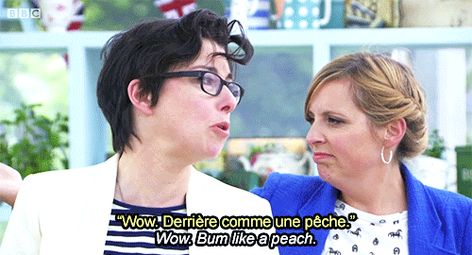 Great British Bake Off: 14 times Mel Giedroyc and Sue Perkins were the best thing to happen to the show Bake Off Funny, Mel And Sue, Anna Richardson, Sue Perkins, Terrible Puns, Murdoch Mysteries, British Bake Off, British Baking, Great British Bake Off