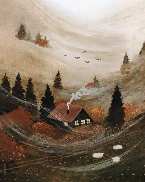 Storybook Art, Autumn Illustration, Theme Halloween, Arte Inspo, Art And Illustration, Autumn Art, Autumn Aesthetic, Samhain, Whimsical Art