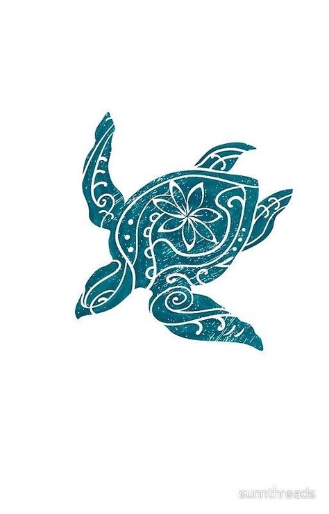 Hawaiian Tattoos, Vintage Hawaiian, Sea Turtle, Iphone Case, Iphone, Tattoos, Blue