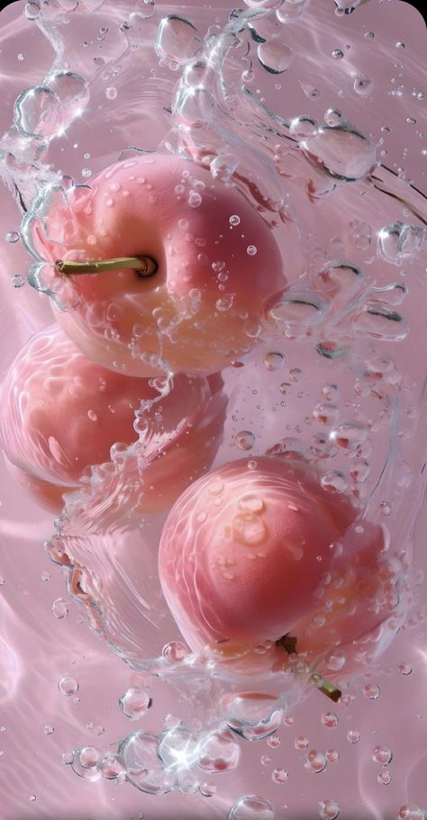 Jelly Wallpaper, Glittery Wallpaper, Peach Aesthetic, Wallpaper Aesthetics, Fruit Wallpaper, Pretty Phone Wallpaper, Pretty Wallpaper Iphone, Summer Wallpaper, Pretty Wallpapers Backgrounds