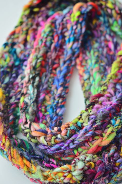 Loops & Threads Patterns, Art Yarn Projects, Handspun Yarn Projects, Crochet Thread Patterns, Yarn Art Projects, Crochet Loop, Thread Pattern, Handspun Art Yarn, Yarn Patterns