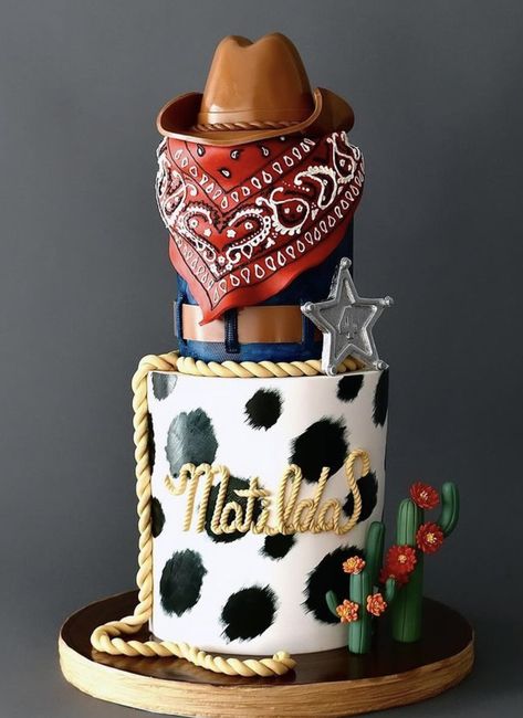 Western Theme Cake Ideas, Cowboy Themed Cake, Western Themed Cake, Vaquera Cake, Rodeo Theme Cake, Cowboy Cake Ideas, Rodeo Cake Ideas, Rodeo Cupcakes, Western Cake Ideas