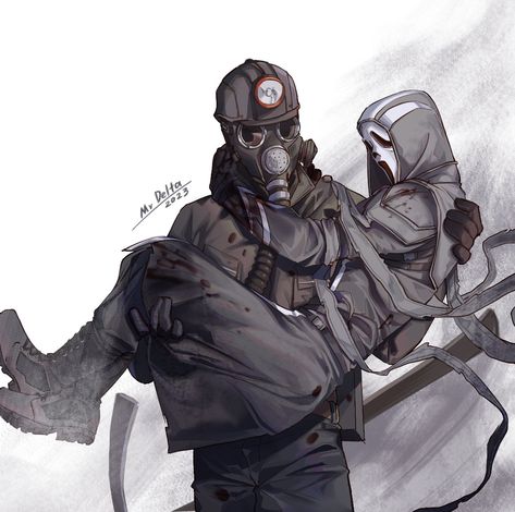 Tactical Ghostface, Danny Johnson Fanart, Pyramid Head X Ghostface, Ghostface X Pyramid Head, Harry Warden Fanart, Ghost Face Fanart, Dbd Ghostface, Harry Warden, Ghostface Fanart