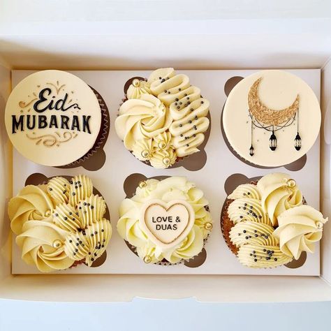 Eid Hampers Ideas, Healthy Ramadan Recipes, Eid Cupcakes, Eid Sweets, Hampers Ideas, Eid Cake, Dessert Cravings, Eid Hampers, Bakery Cookies